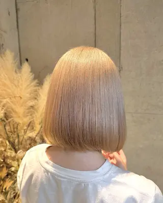 ミディアム ブリーチカラー/ 純心のヘアスタイル