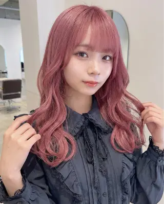 ロング カラー ヘアアレンジ 🎀愛されモテヘア♡ 梅澤夏基🎀のヘアスタイル