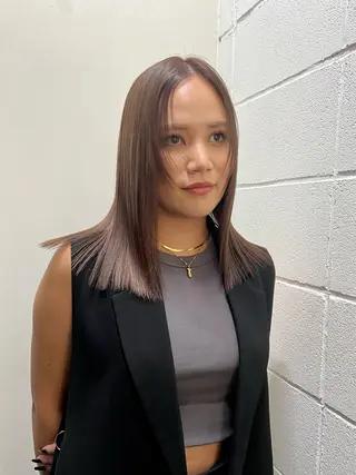 セミロング HARU//原宿🤍 リピート率NO.1のヘアスタイル