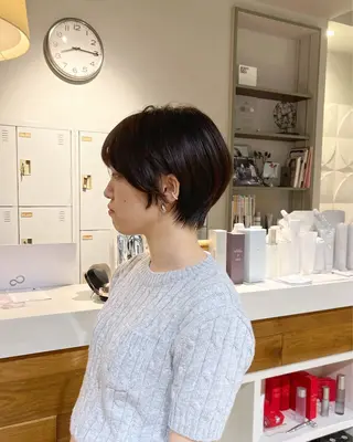 ショート かわい りほのヘアスタイル