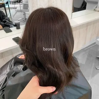 ミディアム カラー 🤎HAZUKI🤎 ハイトーン✨のヘアスタイル