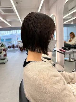 ショート カラー レイヤー&カラー 人気美容師倉崎涼のヘアスタイル