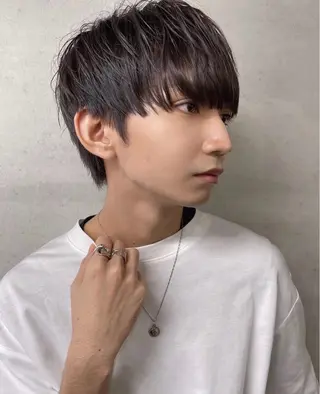 メンズ 透明感カラー/髪質 改善/里奈のヘアスタイル