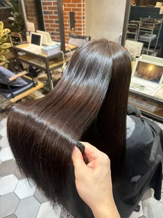 ロング レイヤーカット/髪質 改善/鷲尾 駿のヘアスタイル