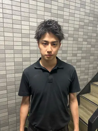 ショート パーマ メンズ 💈メンズ短髪特化 ✂︎伊藤大輝💈のヘアスタイル