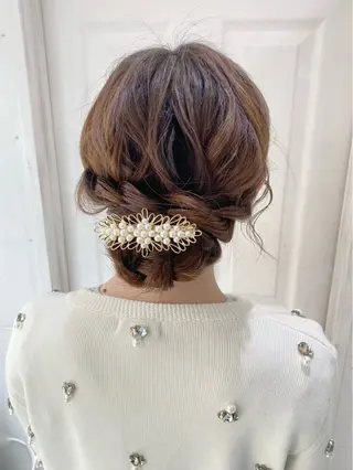ヘアアレンジ uros.中目黒 moekaのヘアスタイル