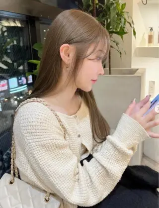 カラー 🍒HARUKA🍒 髪質改善/艶髪/韓国のヘアスタイル