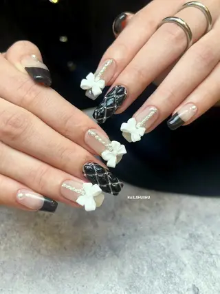 ネイル 3dパーツ/流行り 👧shushu❤️のネイルデザイン