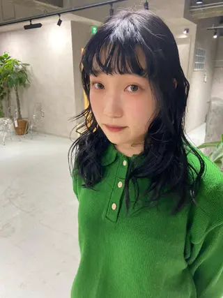 ミディアム 似合わせカット レイヤー/ボブのヘアスタイル