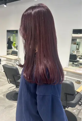 セミロング ARISA︎ メンズハイトーンのヘアスタイル