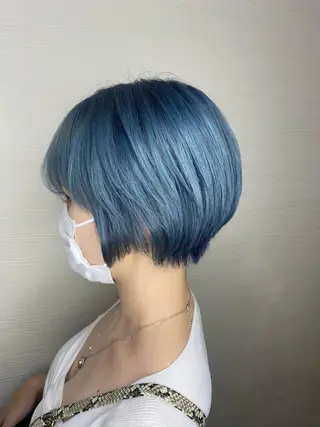 ショート カラー くせ毛多毛特化 高橋　淳のヘアスタイル