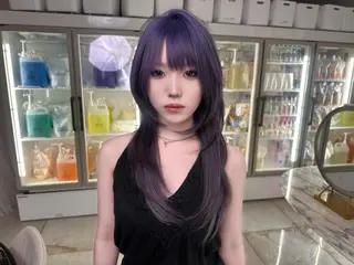 カラー RiA/レイヤーカッ ト/ハッシュカットのヘアスタイル