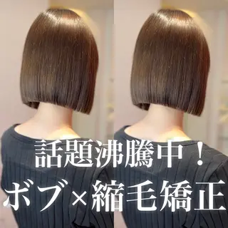 ショート 莉乃/縮毛矯正/髪質 改善/艶カラーのヘアスタイル