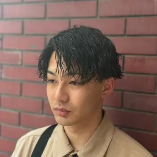 パーマ メンズ 柏メンズカットパーマ NO.1タイチのヘアスタイル