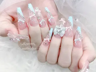 ネイル MoMoA Nail ネイル長さ出し専門店のネイルデザイン