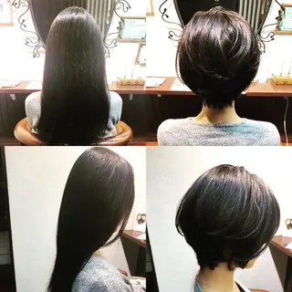 ショート 💎耳ツボジュエリー 髪質改善🌙土屋桃佳のヘアスタイル
