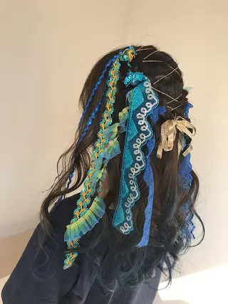 ヘアアレンジ 顔まわり‎🤍小顔 カット🤍みさきのヘアスタイル