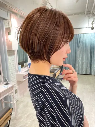 ショート 博多ベージュ 🐻松井傑のヘアスタイル