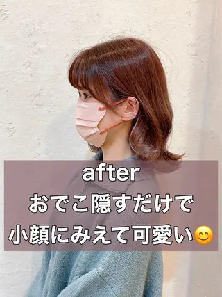 ロング 🌹ハッシュカット、 レイヤー韓国ヘア🌹のヘアスタイル