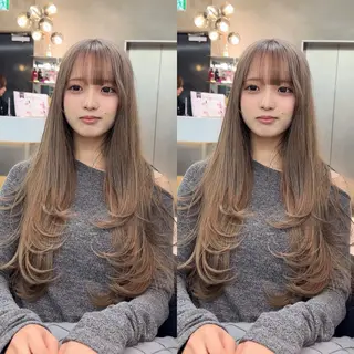ロング カラー ✨髪質改善特化✨副 店長椎葉信乃介のヘアスタイル