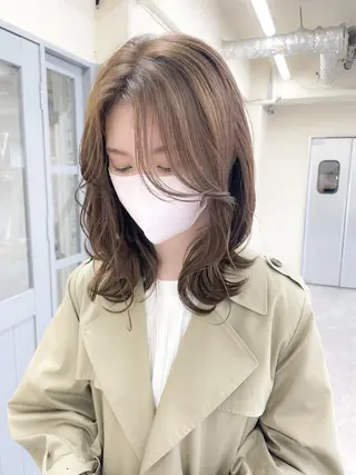 セミロング メンズパーマ メンズ特化ryoのヘアスタイル