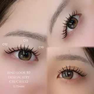 マツエク・マツパ aimy Sのマツエク・マツパデザイン