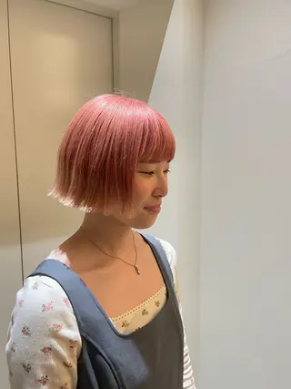 ショート カラー 莉奈/似合わせカット カラー/パーマのヘアスタイル