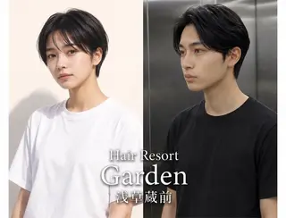 ショート メンズ Garden 浅草蔵前のヘアスタイル