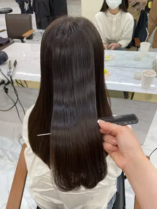 ロング カラー ヘアアレンジ 髪質改善特化 🫧松野力也のヘアスタイル