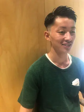 メンズ 🌈圧倒的デザイン パーマ　関和希のヘアスタイル