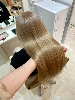 ロング カラー 透明感🫧ナチュラル 🍀りんたろうのヘアスタイル