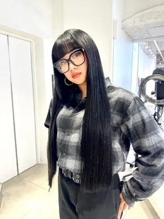 ロング 韓国ヘアメンズ・レデ ィース特化ミクのヘアスタイル