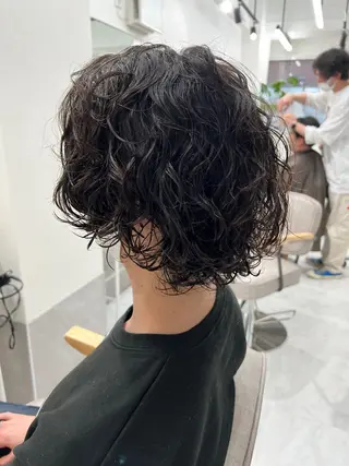 ミディアム パーマ メンズ 新宿メンズヘア No.1店長松澤のヘアスタイル