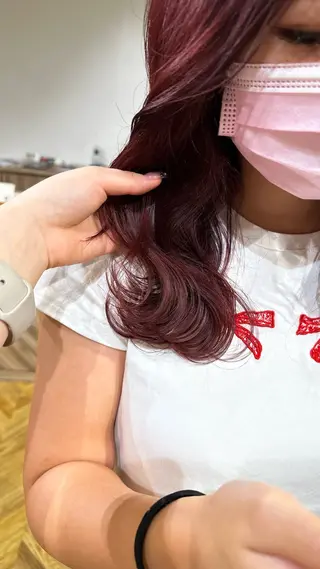 ロング 似合わせツヤカラー 【yate'】ユウナのヘアスタイル
