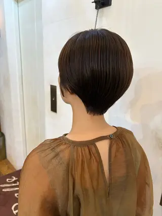 ショート 似合わせカット‪// 鶴我万唯華のヘアスタイル