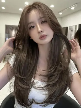 セミロング FOCUS JAPANのヘアスタイル
