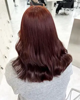 ロング カラー みう/仙台/暖色/ 艶髪/顔周りカット/のヘアスタイル