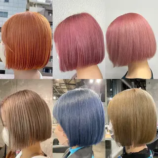 ショート カラー パーマ ヘアアレンジ メンズ 【縮毛矯正ブリーチ】 MANATO🌈のヘアスタイル