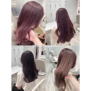 ロング カラー パーマ ヘアアレンジ キッズ マツエク・マツパ アイブロウ Himawari♡ 柔らかいカラーのヘアスタイル