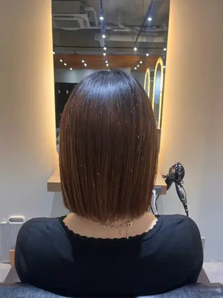 ミディアム ロングカット/ うる艶カラー/ユイのヘアスタイル