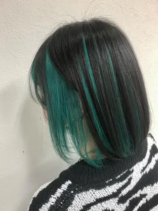 カラー ダブルスキルエクステ /羽エクステ白石宇由のヘアスタイル