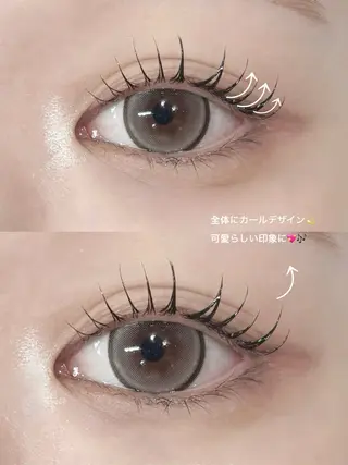 マツエク・マツパ 小松 未夢のマツエク・マツパデザイン