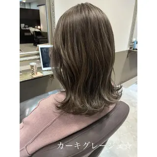 ミディアム カラー 坂井田 浩樹のヘアスタイル
