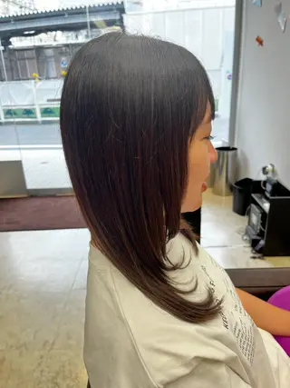 ロング 産休の為お休みです! 小島凜のヘアスタイル