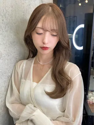 セミロング 韓国/ワンホンヘア 髪質改善/MaCoのヘアスタイル