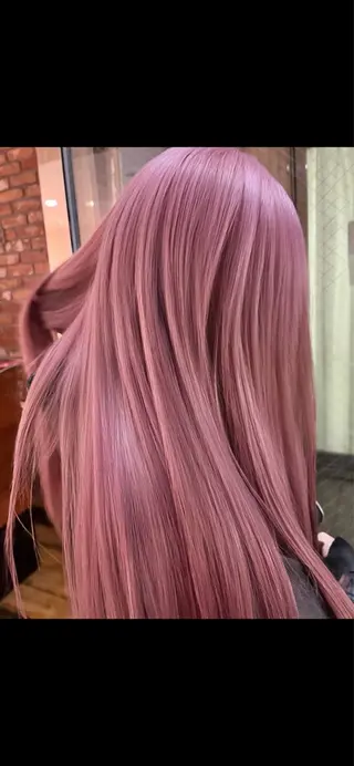 ロング カラー Vicky ブリーチ メンズカジュアルのヘアスタイル
