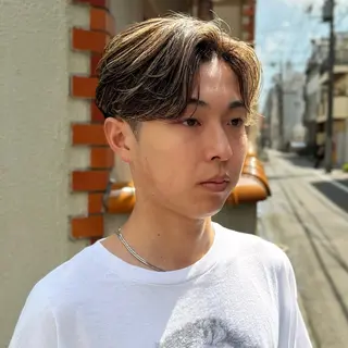 メンズ 【メンズ特化】パーマ /マッシュ/ヨシダのヘアスタイル