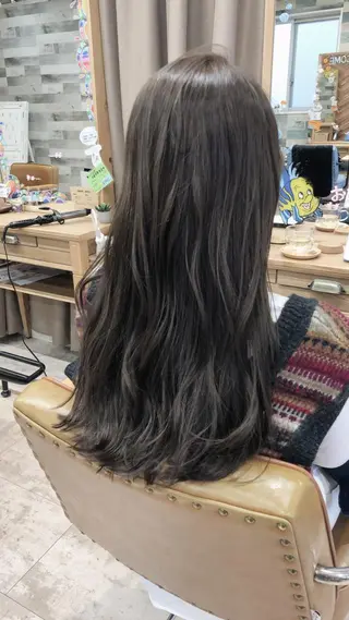 ロング 外国人風ヘア 🍔Mamiのヘアスタイル