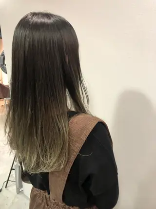 セミロング カラー 怪我のため6月末 復帰予定田中瑞希🍃のヘアスタイル