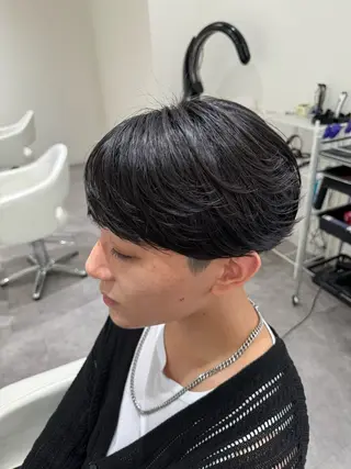 ショート パーマ メンズ メンズ特化美容師 若林陸のヘアスタイル